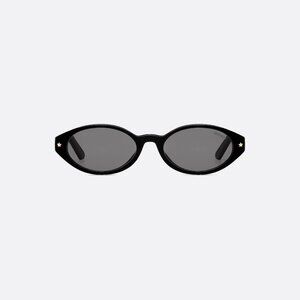 DiorPacific R1F Black Oval Sunglasses